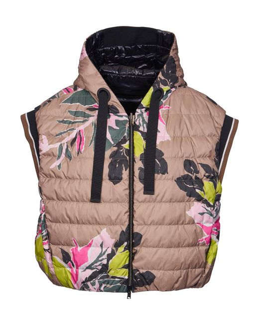 Herno Metallic Reversible Zip-Up Padded Vest