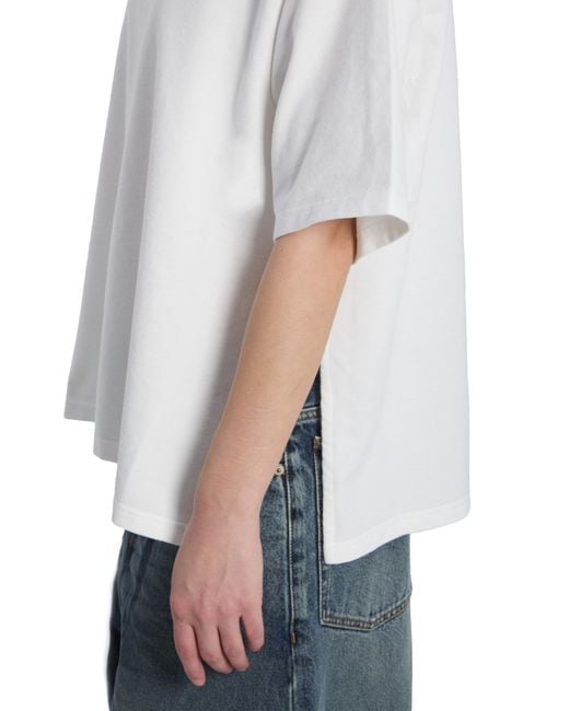 Frankie Shop White Short-Sleeved Crewneck T-Shirt