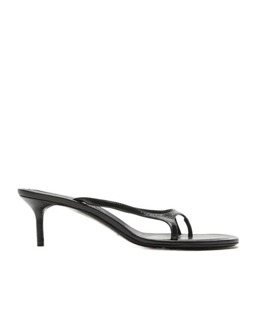 Acne Multicolor Leather Heeled Sandals