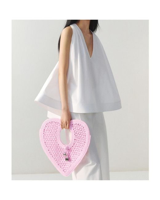 Jacquemus White The Norma V-Neck Top