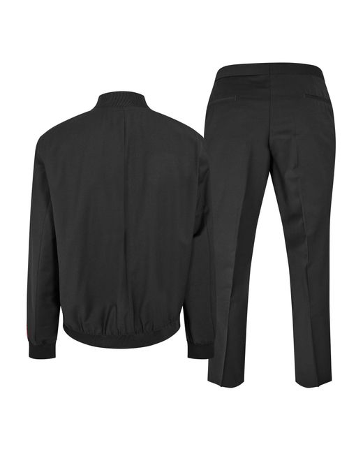 Boss Black Solid Color Suit Set for men