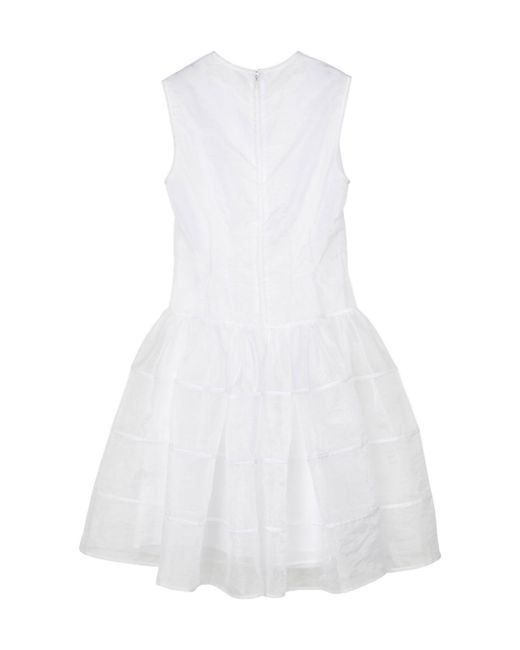 CECILIE BAHNSEN White Abigail Dress