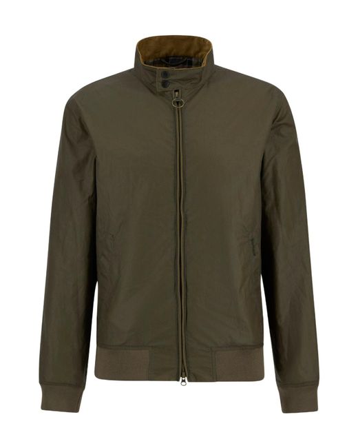 Barbour Green Royston High-Neck Jacket for men