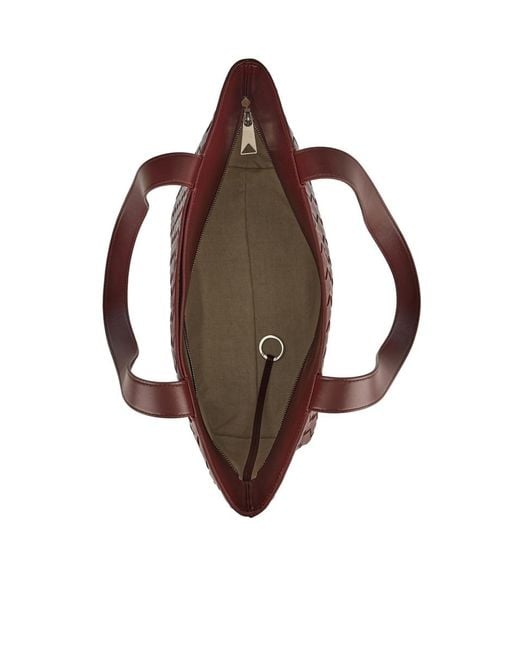 Bottega Veneta Red Intrecciato Shoulder Bag for men