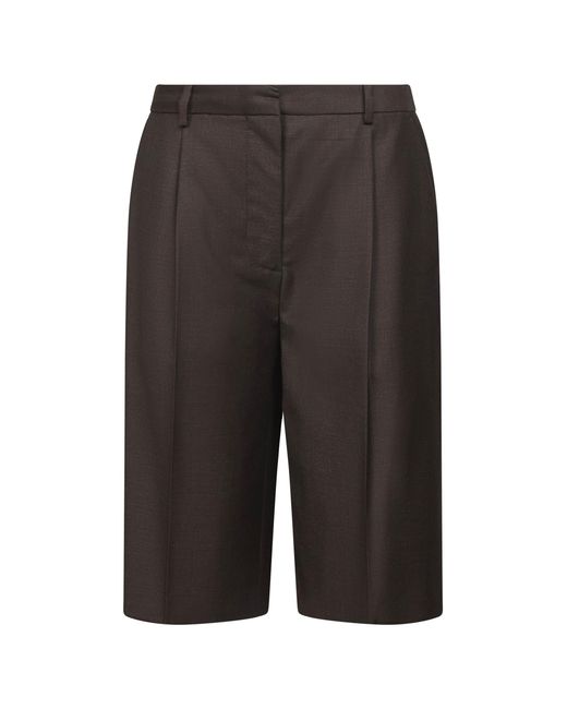Loulou de Saison Gray Adler Tailored Shorts