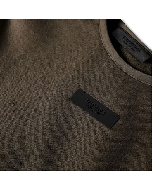 Fear Of God Green Crew Neck Long-Sleeved Sweatshirt for men