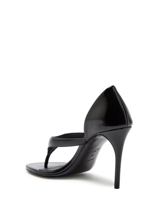 Alaïa Black Infradito 90 Leather Sandals