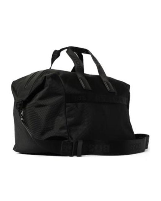 Boss Black Boss Zip Pocket Duffle Bag for men
