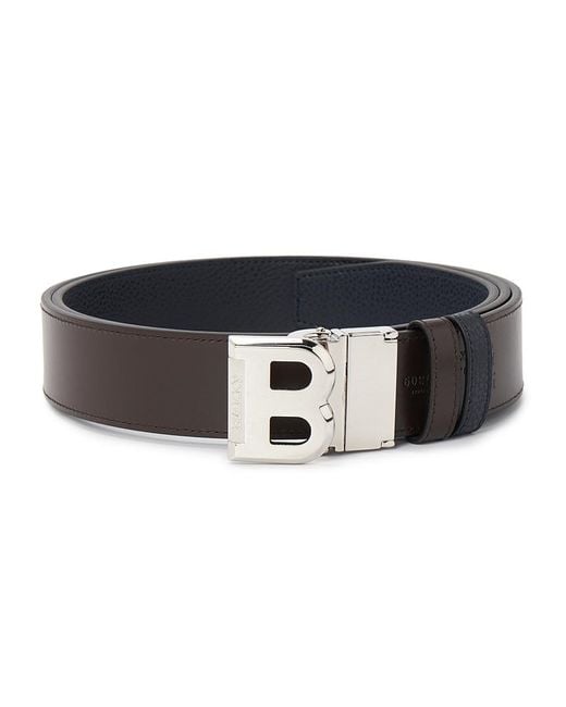 Bally White Reversible Belt for men