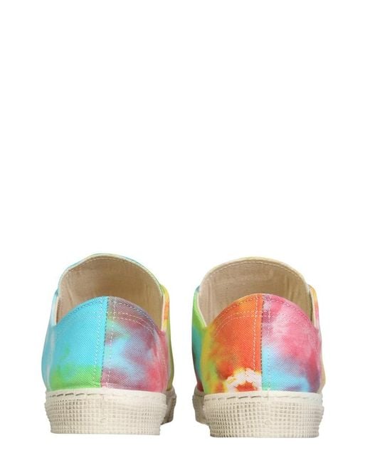 Gienchi Yellow Jean Michel Low-Top Sneakers for men