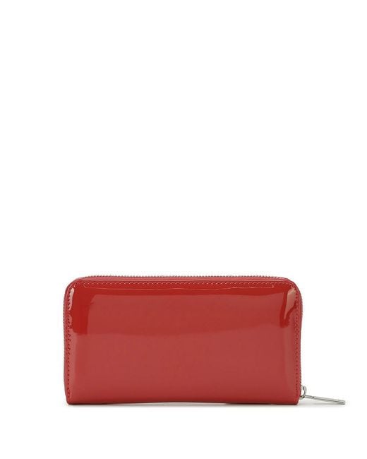 Armani Jeans Red Zipper Wallet