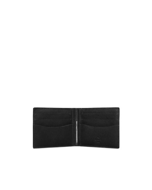Berluti Brown Logo Debossed Bi-Fold Card Holder for men