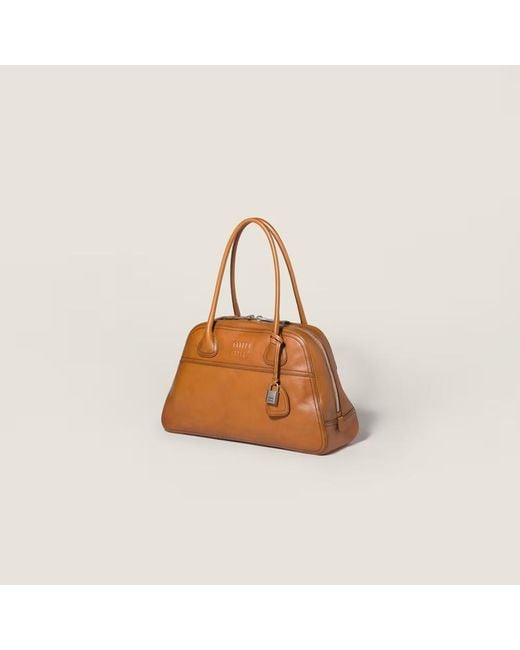 Miu Miu Brown Vivant Leather Bag