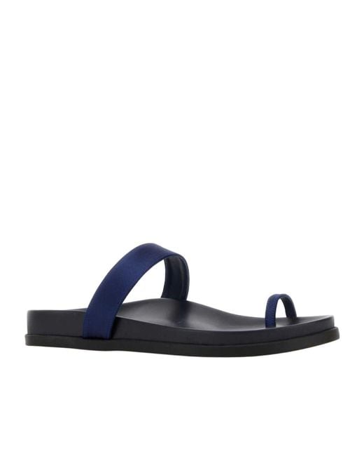 Ancient Greek Sandals Blue Thalia Sandals