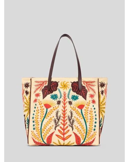 Etro Multicolor X Tabby Booth Nylon Unfold Me Bag With Print