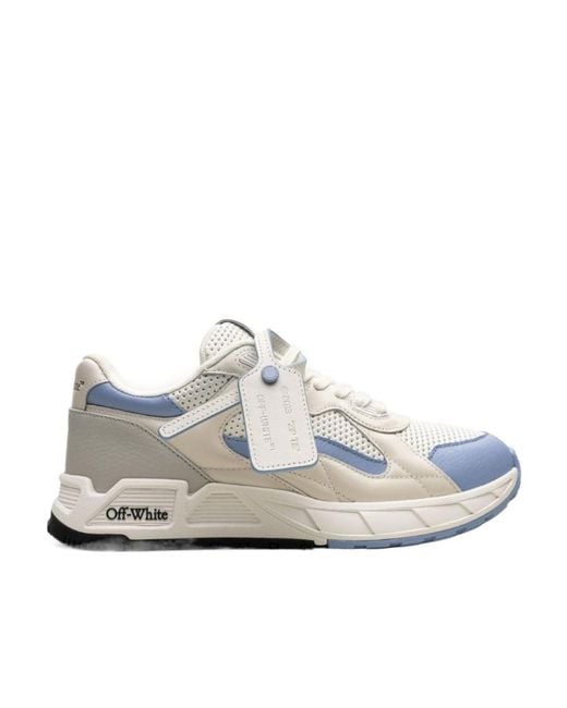 Off-White c/o Virgil Abloh White Kick Off Lace-Up Sneakers for men