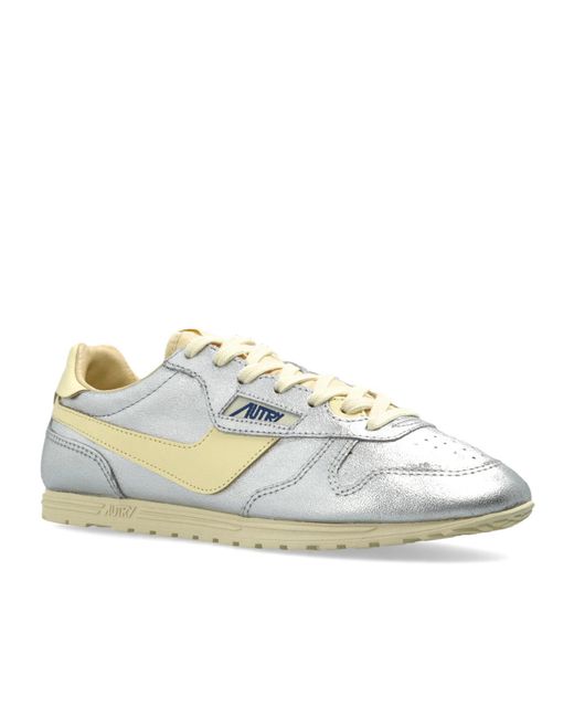 Autry Blue Windspin Low Top Sneakers for men