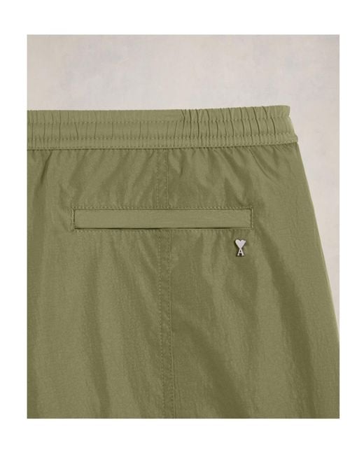 AMI Green Ami De Coeur Swim Shorts for men