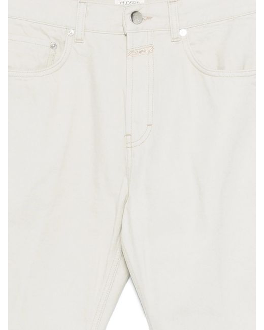 Closed White Jonta Relaxed-Fit Jeans