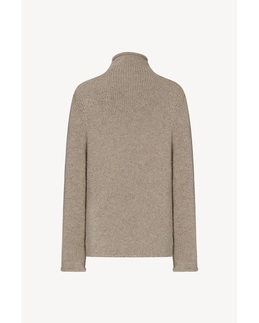 The Row Gray Mariam Turtleneck Jumper