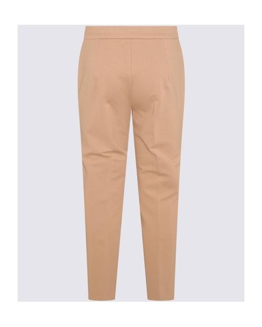 Max Mara Natural Pegno Slim-Fit Trousers