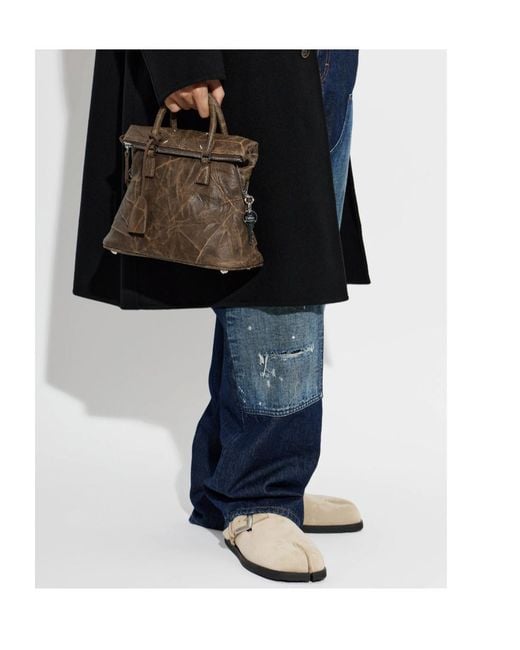 Maison Margiela Brown 5Ac Soft Mini Tote Bag