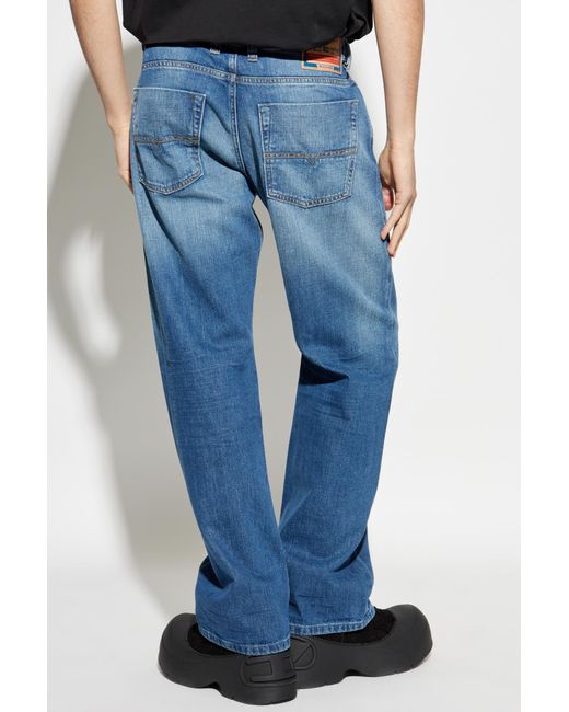 DIESEL Blue Cotton Jeans for men