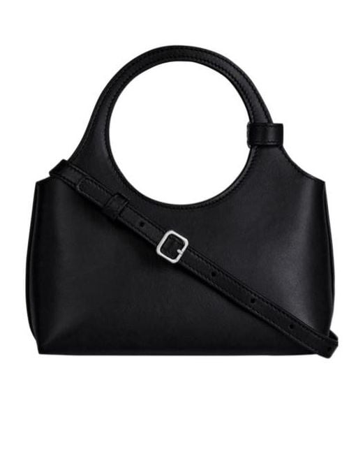 Courreges Black Courrèges Mini Holy Day Zipped Tote Bag
