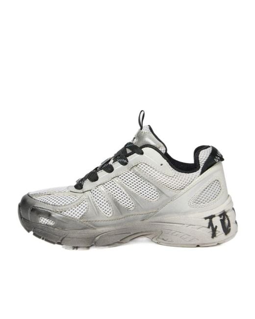 44 Label Group Gray Dragger Faded Sneakers for men
