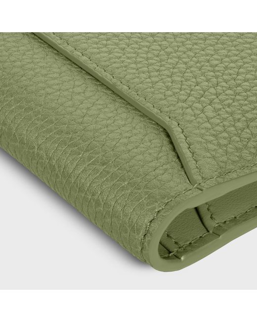 Céline Green Vertical Card Holder for men