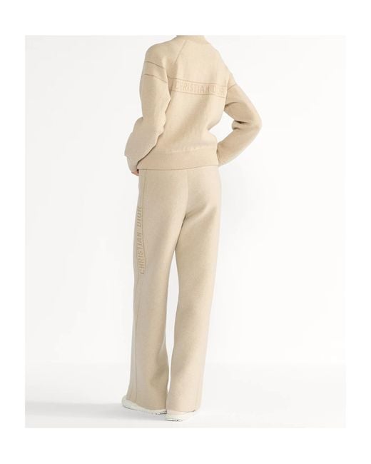 Dior Natural Reversible Flared Pants