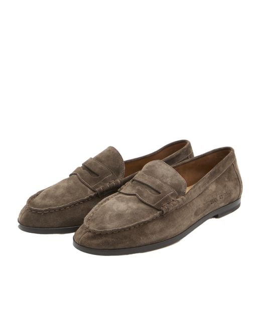 Common Projects Brown Almond Toe Loafers for men