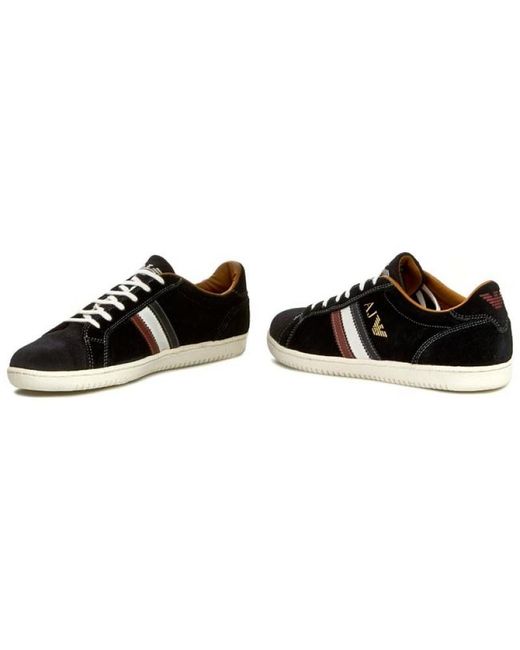 Armani Jeans Black Logo Details Casual Sports Shoes for men