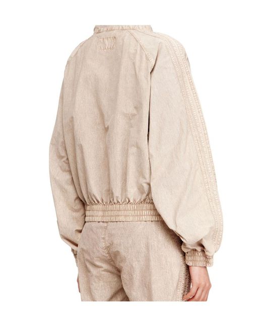 DIESEL Pink G-Arden Zip-Up Bomber Jacket