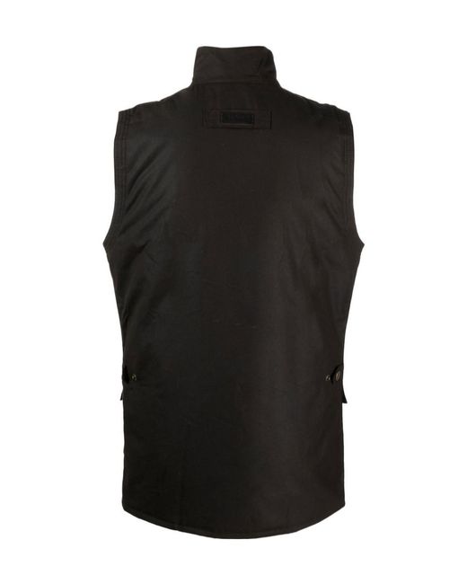 Barbour Black Waistcoat for men