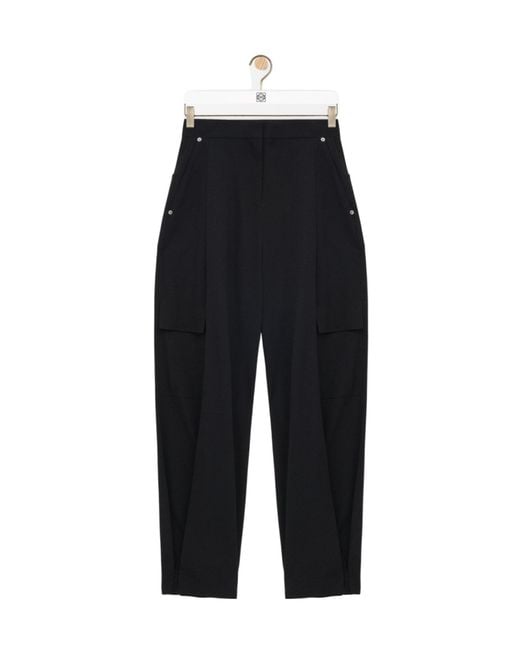 Loewe Black Plated Trousers