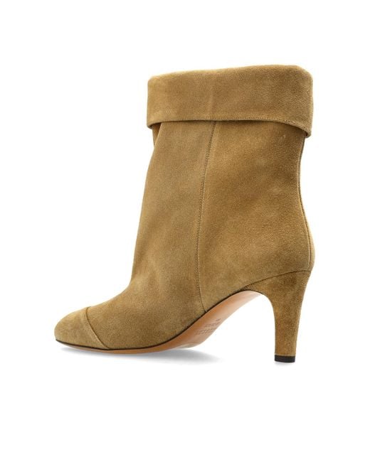 Isabel Marant Brown High-Heeled Ankle Boots