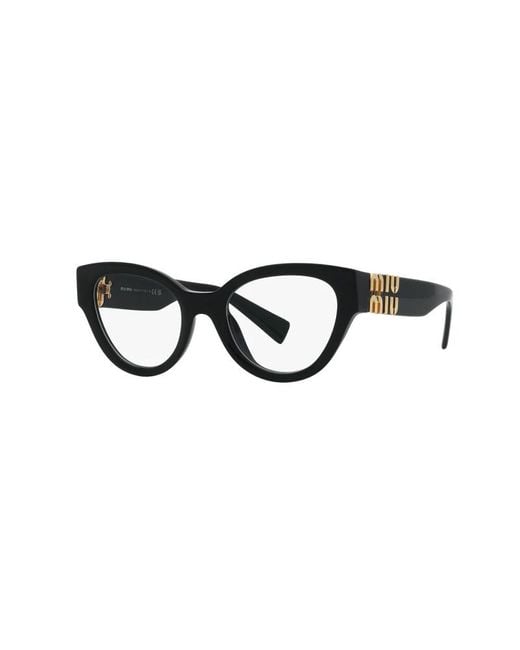 Miu Miu Black Full Frame Plain Mirror
