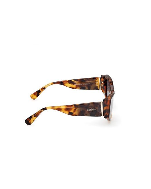 Max Mara White Cat-Eye Frame Sunglasses