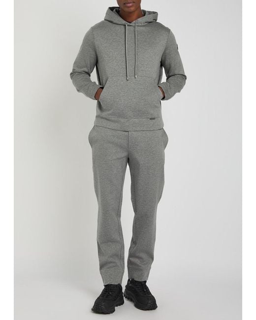 Moncler Gray Casual Sports Pants for men