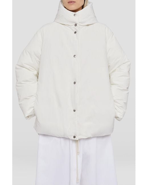 Jil Sander White Down Jacket