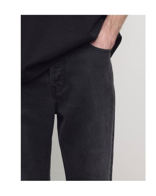 The Row Black Tarino Straight Leg Jeans for men