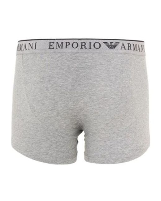 Emporio Armani Gray Two-Pack Of Boxer Briefs for men