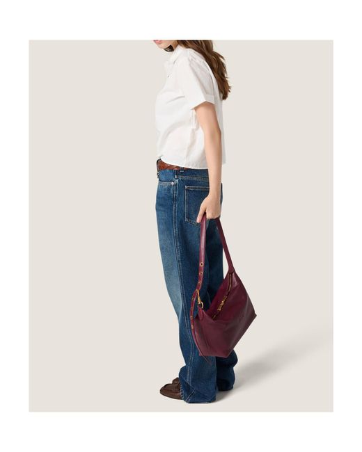 Miu Miu Purple Spirit Nappa Leather Bag