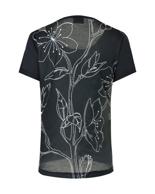 EA7 Black Printed Short-Sleeved T-Shirt