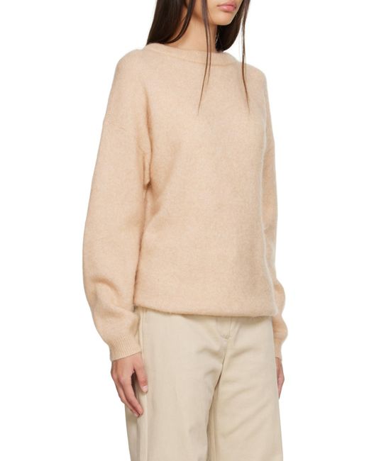 Acne Natural Crew-Neck Knitted Jumper
