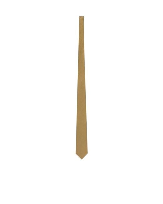 Saint Laurent White Satin Tie for men