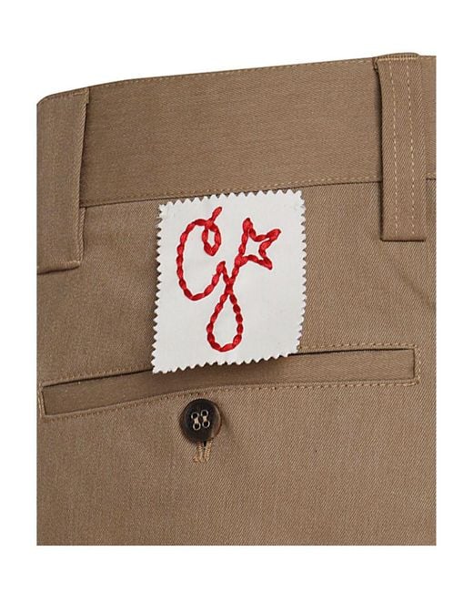Golden Goose Deluxe Brand Natural Straight Leg Tailored Pants for men