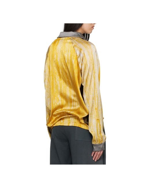 Serapis Yellow Drips Polo T-Shirt