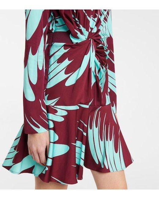 Stella McCartney Red Printed Minidress